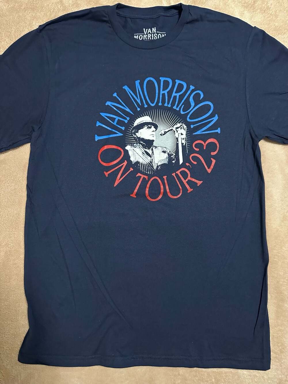 Van Morrison 2023 US Tour Concert T-Shirt Size M